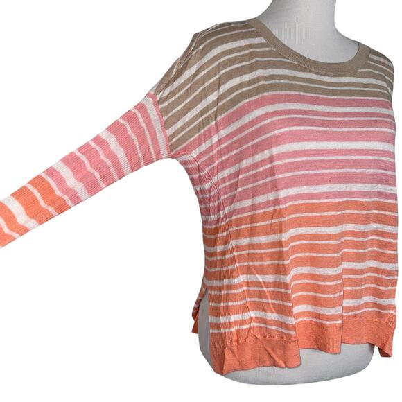Victoria’s Secret NWOT Lightweight Striped Sweater Sz Small - Picture 1 of 6